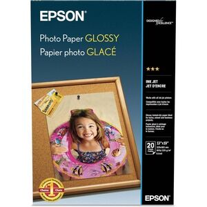 Epson Glossy Photo Paper 13x19 A3+ 20 Sheets Inkjet Paper S042535 200gsm